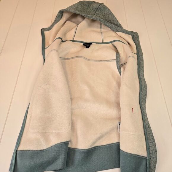 Burton Fleece Lined Hooded Minxy Vest‎ Women's Size MEDIUM Aqua Blue Gorpcore - Picture 6 of 12